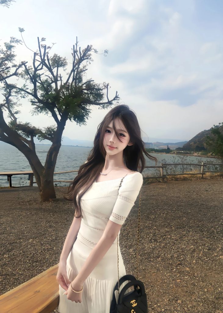 Summer White Floral Knit Two-Piece Set for Women Off-Shoulder Top and Pleated Skirt - Style 5af490